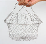 High Quality Chef Basket Dry Drain Rack Stainless Steel