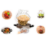 High Quality Chef Basket Dry Drain Rack Stainless Steel