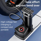 Portable High Pressure Foot Pedal Pump with Gauge