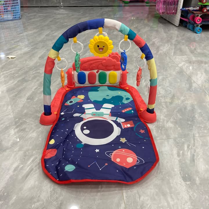 Kids Musical Piano Gym Mat With Music & Lights - (Imported