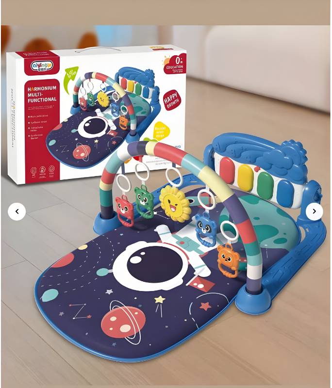 Kids Musical Piano Gym Mat With Music & Lights - (Imported