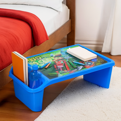 Kids Portable Study Table – Multifunctional Plastic Desk with Side Storage