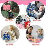 Reusable Montessori Busy Book For Toddlers | Educational Learning Toy With Stickers And Flashcards