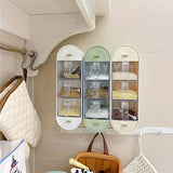 Wall Mounted 3-Compartment Spice Rack Organizer | Punch-Free Kitchen Seasoning Storage Box