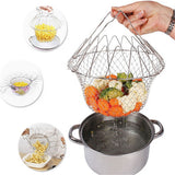 High Quality Chef Basket Dry Drain Rack Stainless Steel