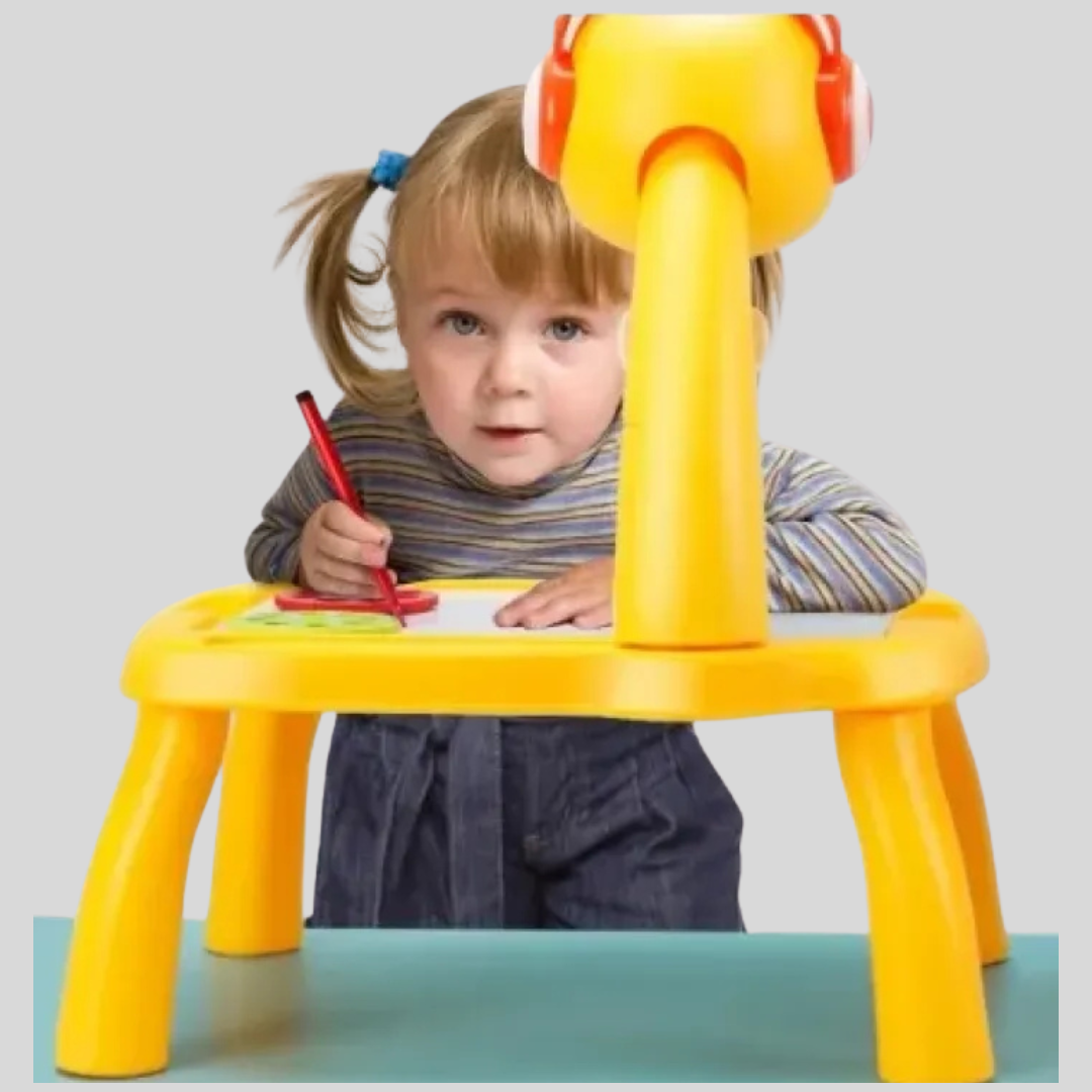 Table with light and with music inside | Mini Art Drawing Board