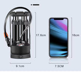 Foot Pedal Portable Pump with Gauge - High Pressure