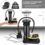Heavy Duty Foot Air Pump with Pressure Gauge