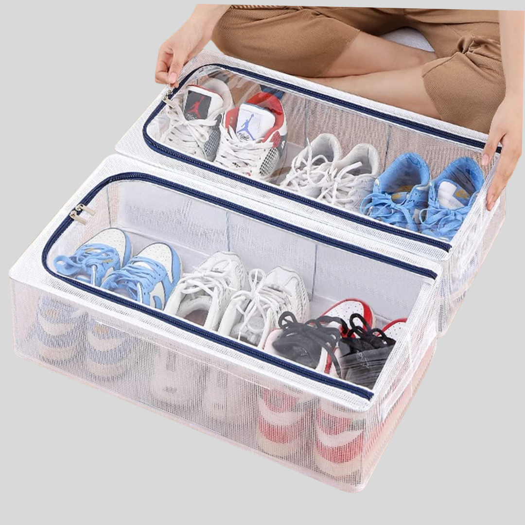 Transparent Storage Shoe Box Steel Structure